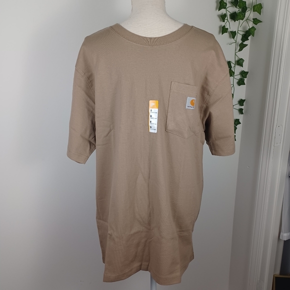 Carhartt Loose Fit Pocket Tee NEW Mens Medium Beige -Heavyweight -Short Sleeve - Picture 14 of 15